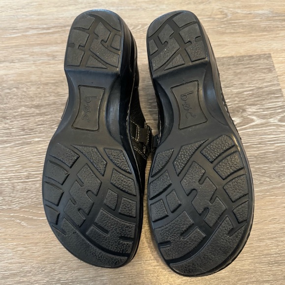 B.O.C Born Concepts Clogs Women's 8.5M Black Leather Slip-On Comfort Quality EUC - Picture 6 of 10